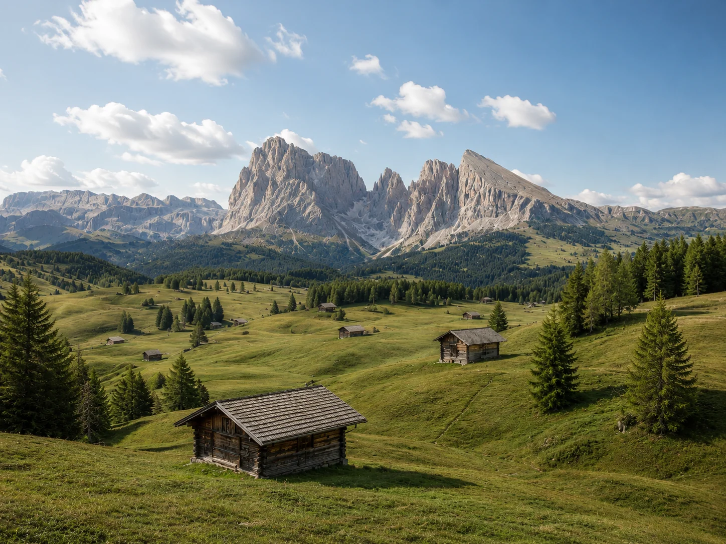 Seiser Alm in den Dolomiten